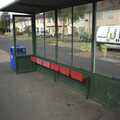An empty bus shelter, Birdwood Road