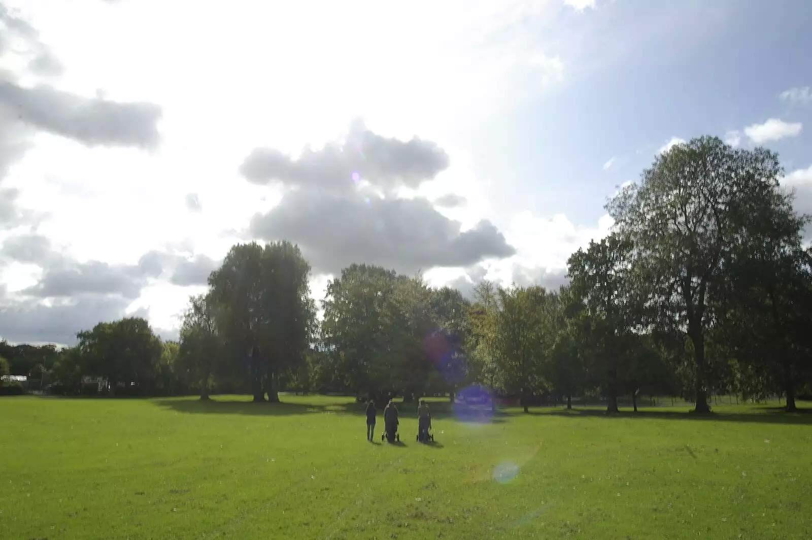 Cherry Hinton park, from Fred's Further Adventures, Ward Road, Cambridge - 10th October 2008