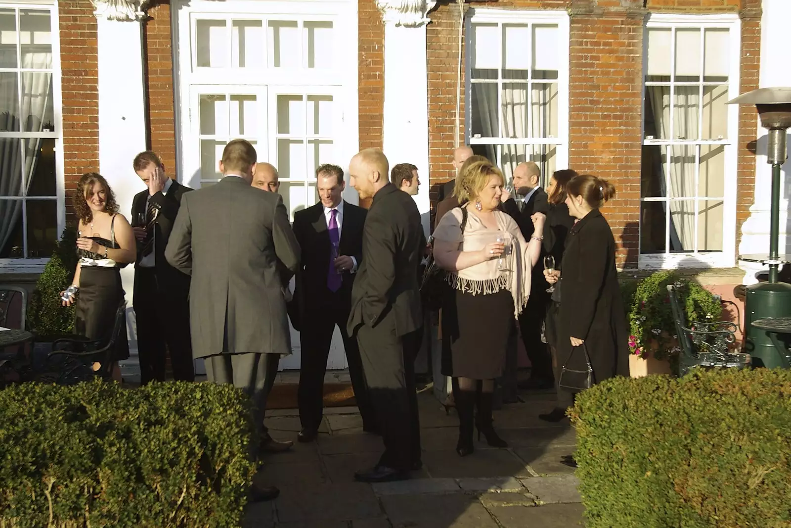 Mingling around after the gig, from Matt and Emma's Wedding, Quendon, Essex - 7th November 2008