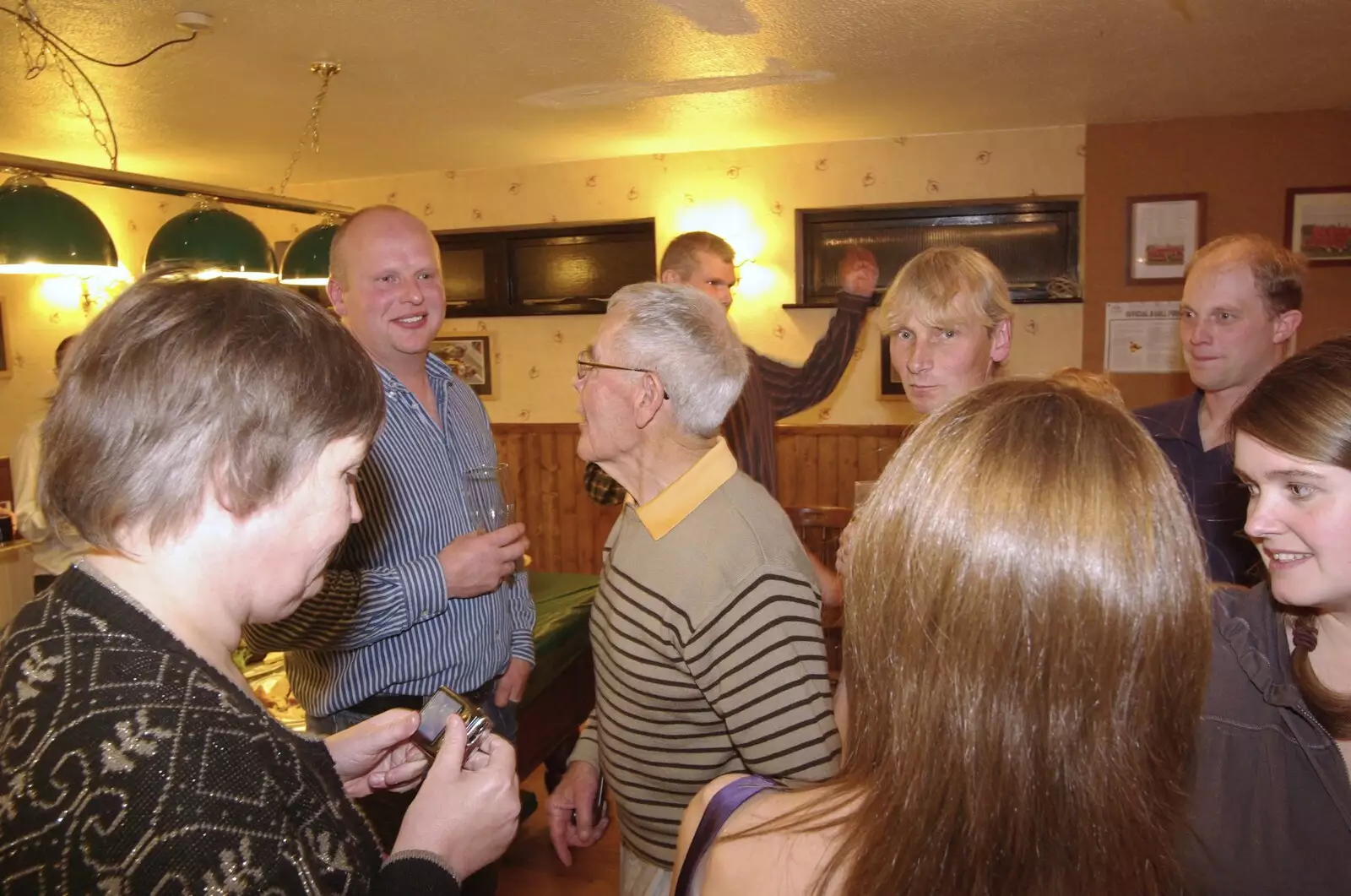 Uncle Chris roams around, from Bill and Carmen's Post-Wedding Thrash, Yaxley Cherry Tree, Suffolk - 8th November 2008