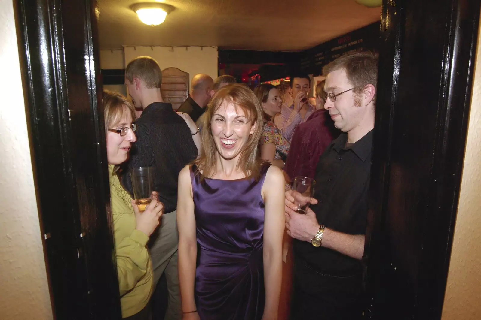 Carmen roams around, from Bill and Carmen's Post-Wedding Thrash, Yaxley Cherry Tree, Suffolk - 8th November 2008