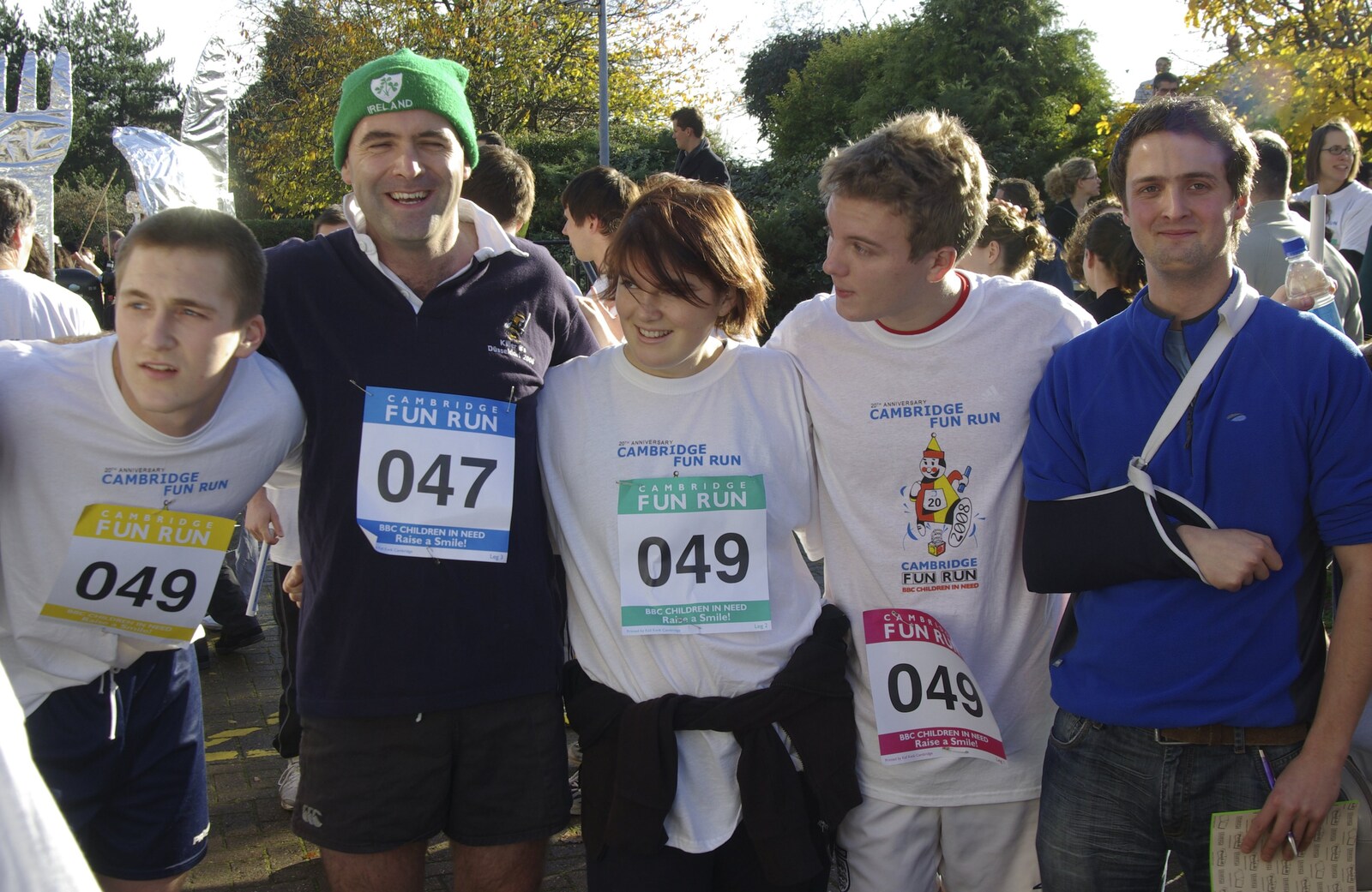 Part of Team Taptu from The Cambridge Fun Run, Milton Road, Cambridge - 14th November 2008