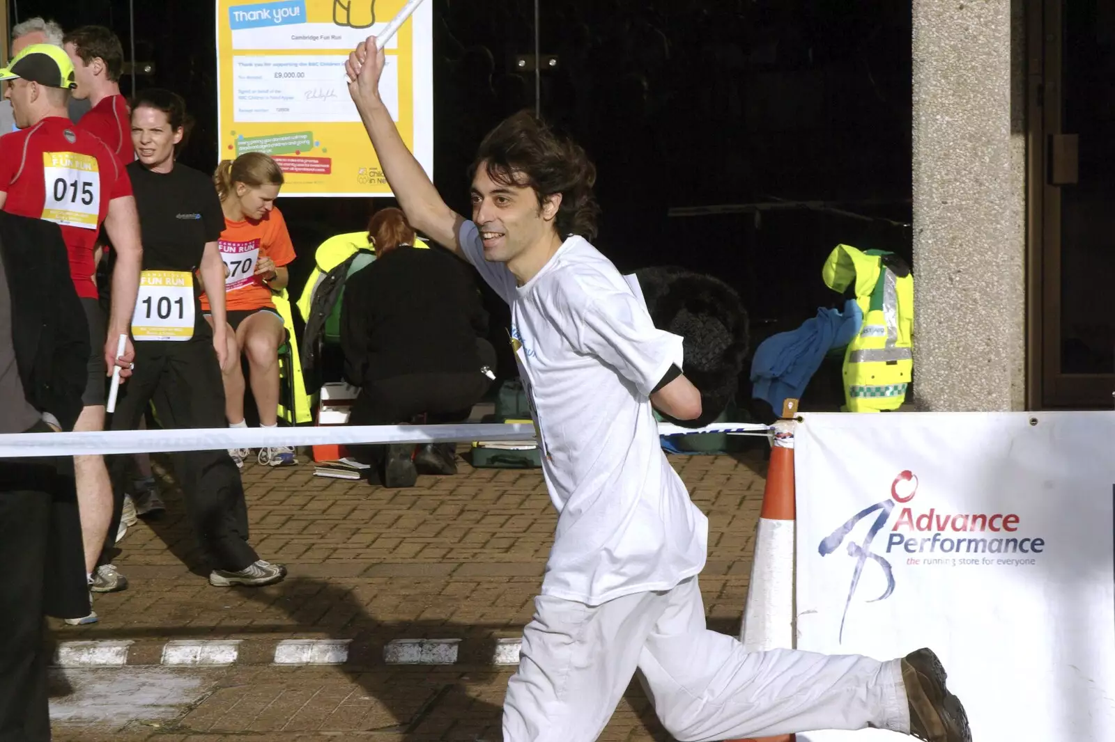 Ramon, from Taptu's Content Research team, from The Cambridge Fun Run, Milton Road, Cambridge - 14th November 2008