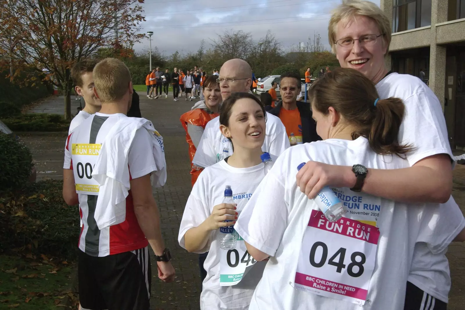 Nick 'Son of Boris' makes it back, from The Cambridge Fun Run, Milton Road, Cambridge - 14th November 2008