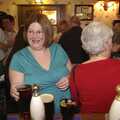 Helen at the bar, The Swan's 25th Anniversary, Brome, Suffolk - 14th November 2008