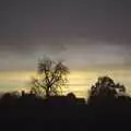 A snowy sunset over the side field, Snow Days, Brome, Suffolk - 22nd November 2008