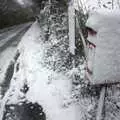 An encrusted post box, Snow Days, Brome, Suffolk - 22nd November 2008