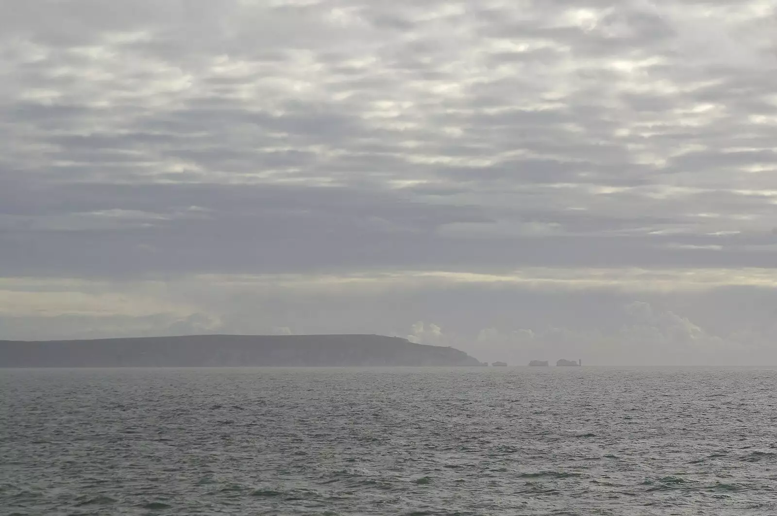 The Isle of Wight and the Needles, from A Trip to New Milton and Barton-on-Sea, Hampshire - 27th November 2008