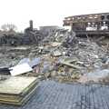 A huge pile of rubble, Kitchens, Carols and Mill Road Dereliction, Cambridge and Brome, Suffolk - 20th December 2008