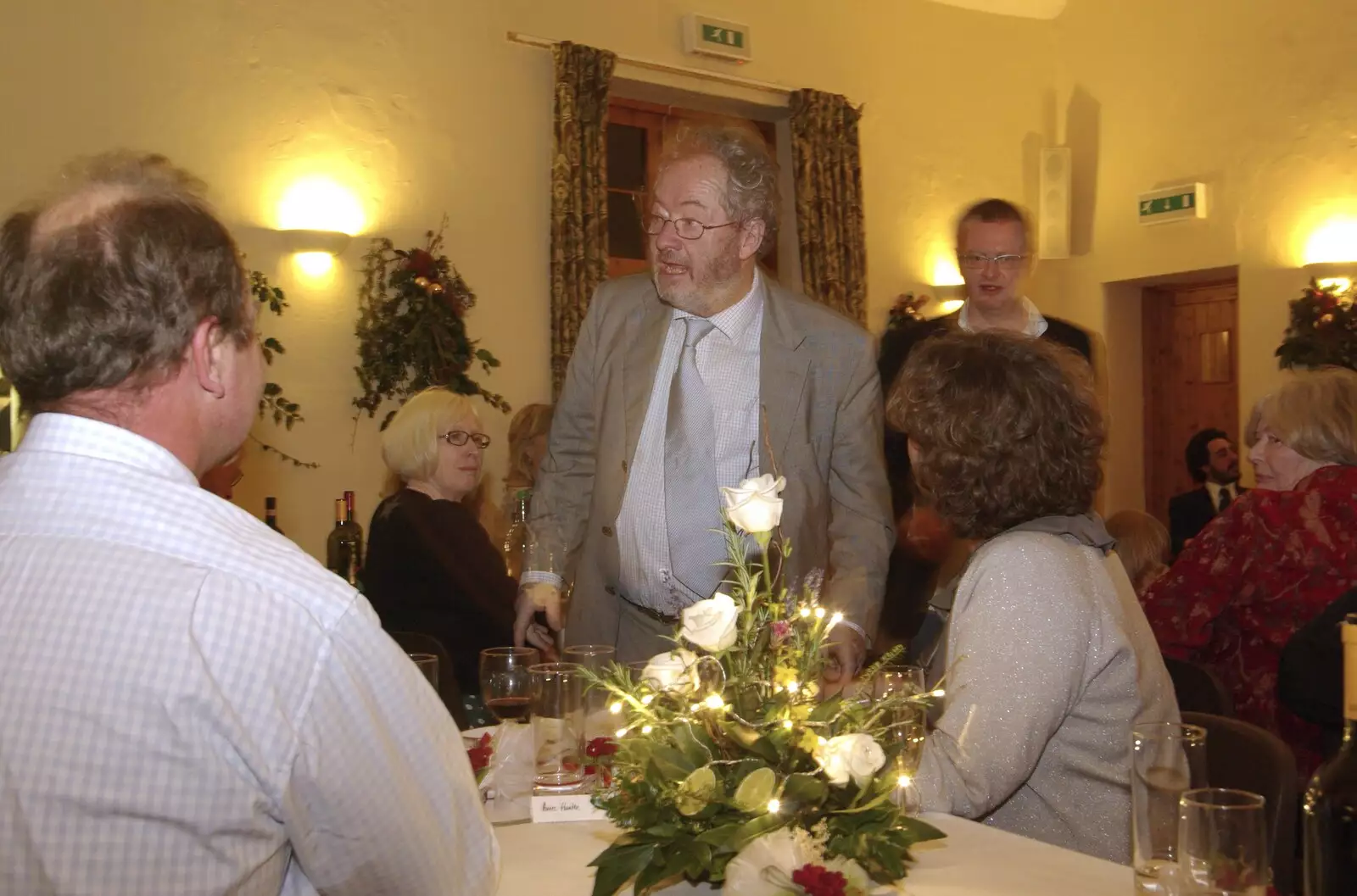 The bride's dad, from An Oxford Wedding, Iffley, Oxfordshire - 20th December 2008