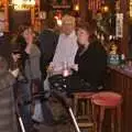 The gang in the pub, Fred's First Christmas, Brome, Suffolk - 25th December 2008