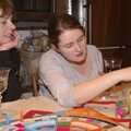 Mel and Isobel play Trivial Pursuit, Fred's First Christmas, Brome, Suffolk - 25th December 2008