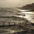 Groynes in the sun, To The Coast By Satnav, Southwold, Suffolk - 28th December 2008