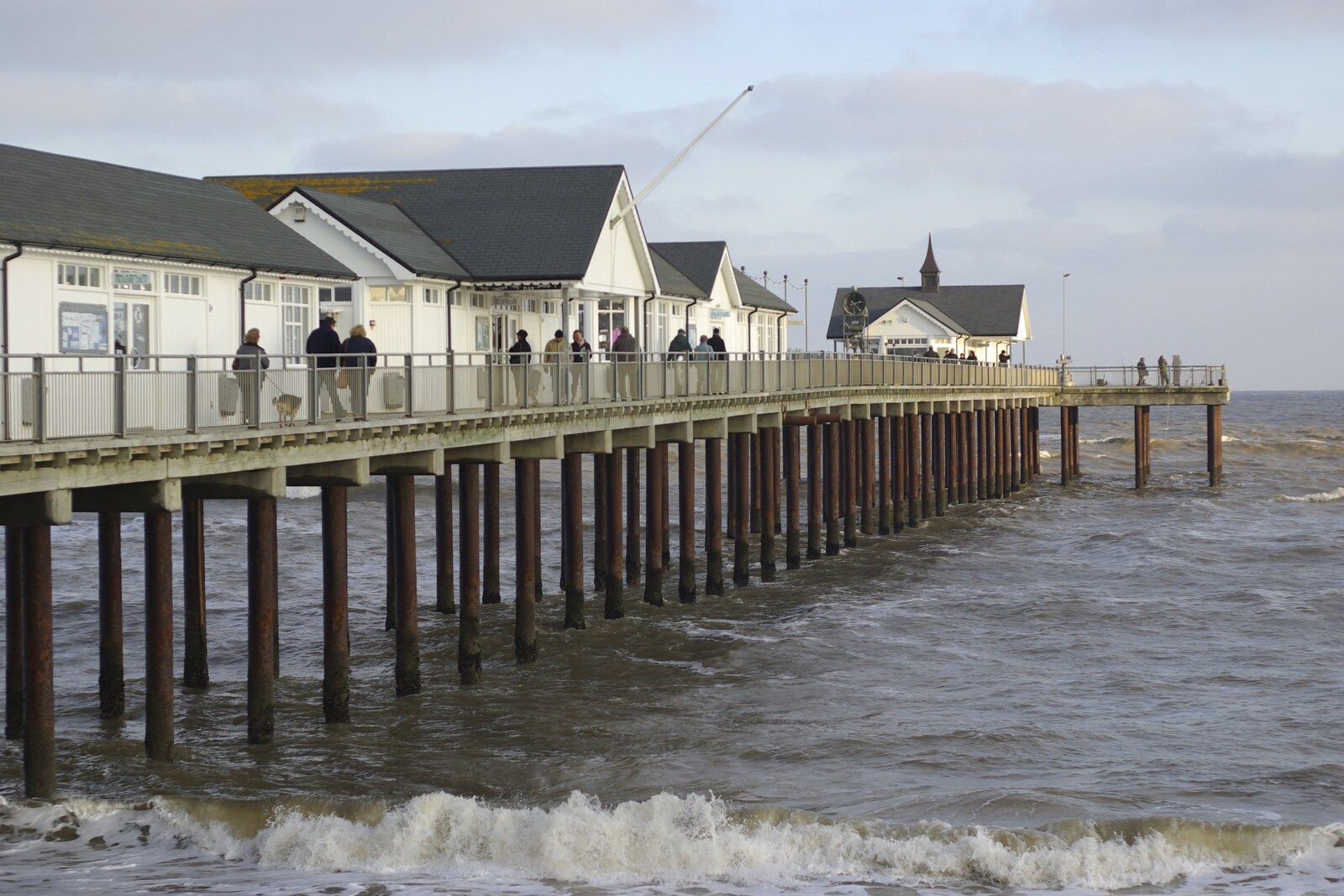 Southwold Pier from To The Coast By Satnav, Southwold, Suffolk - 28th December 2008