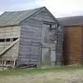 A couple of wrecked derelict sheds, To The Coast By Satnav, Southwold, Suffolk - 28th December 2008