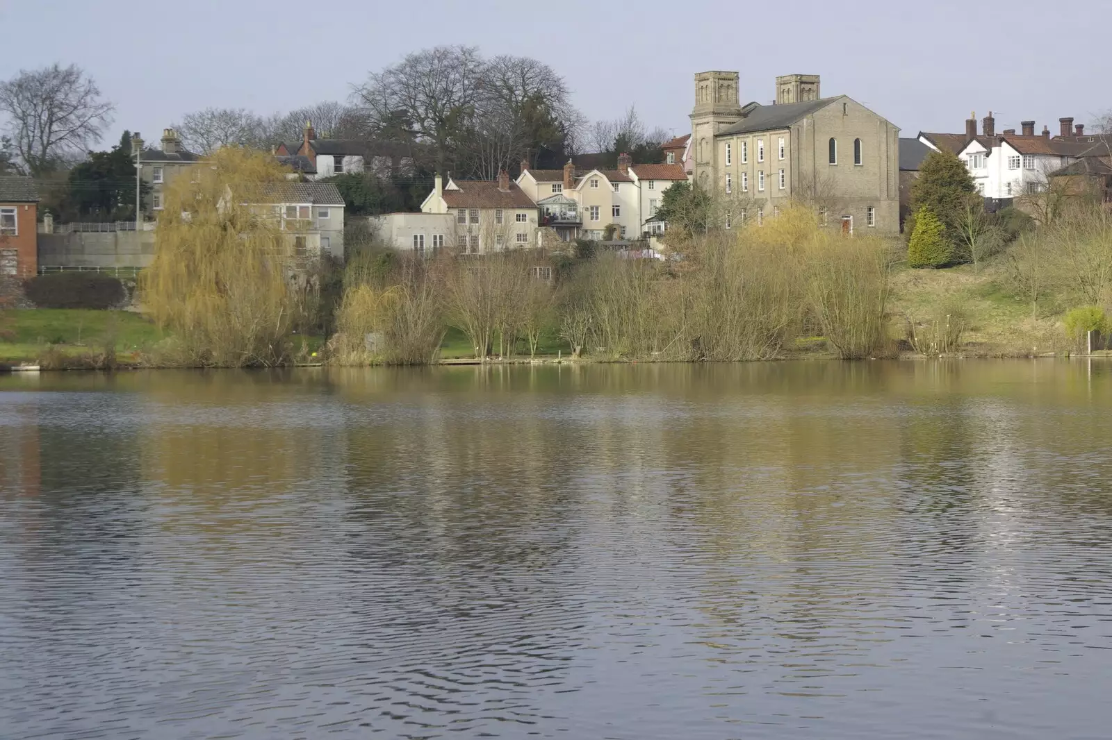 Diss Mere, from Zack's Birthday, and a Walk in the Forest, Cambridge and East Harling, Norfolk - 21st February 2009