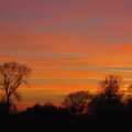 2009 Intense sunset over Thrandeston