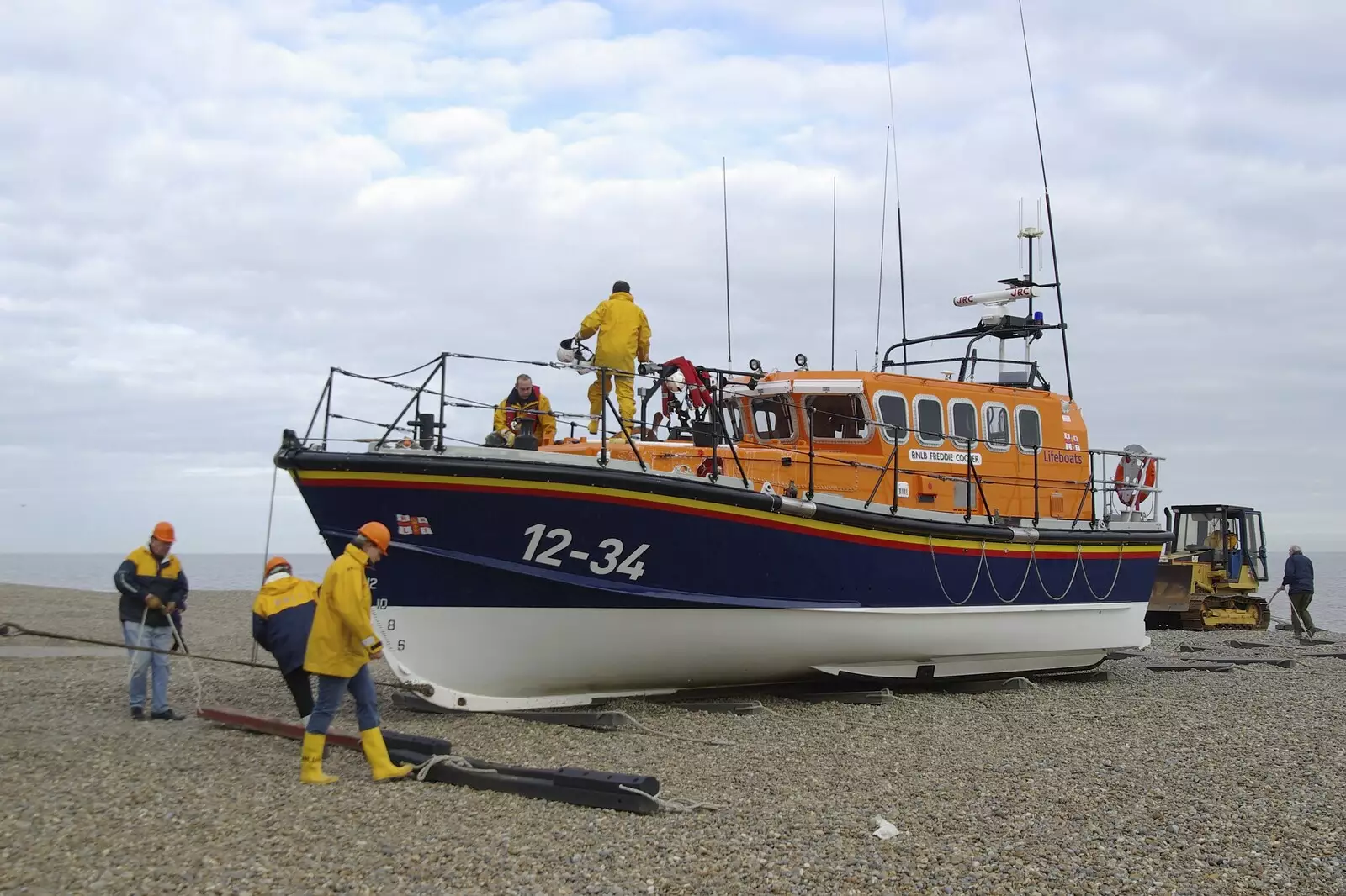 The RNLB 'Freddie Cooper', from Aldeburgh Lifeboats with The Old Chap, and a Night at Amandines, Diss, Norfolk - 1st March 2009