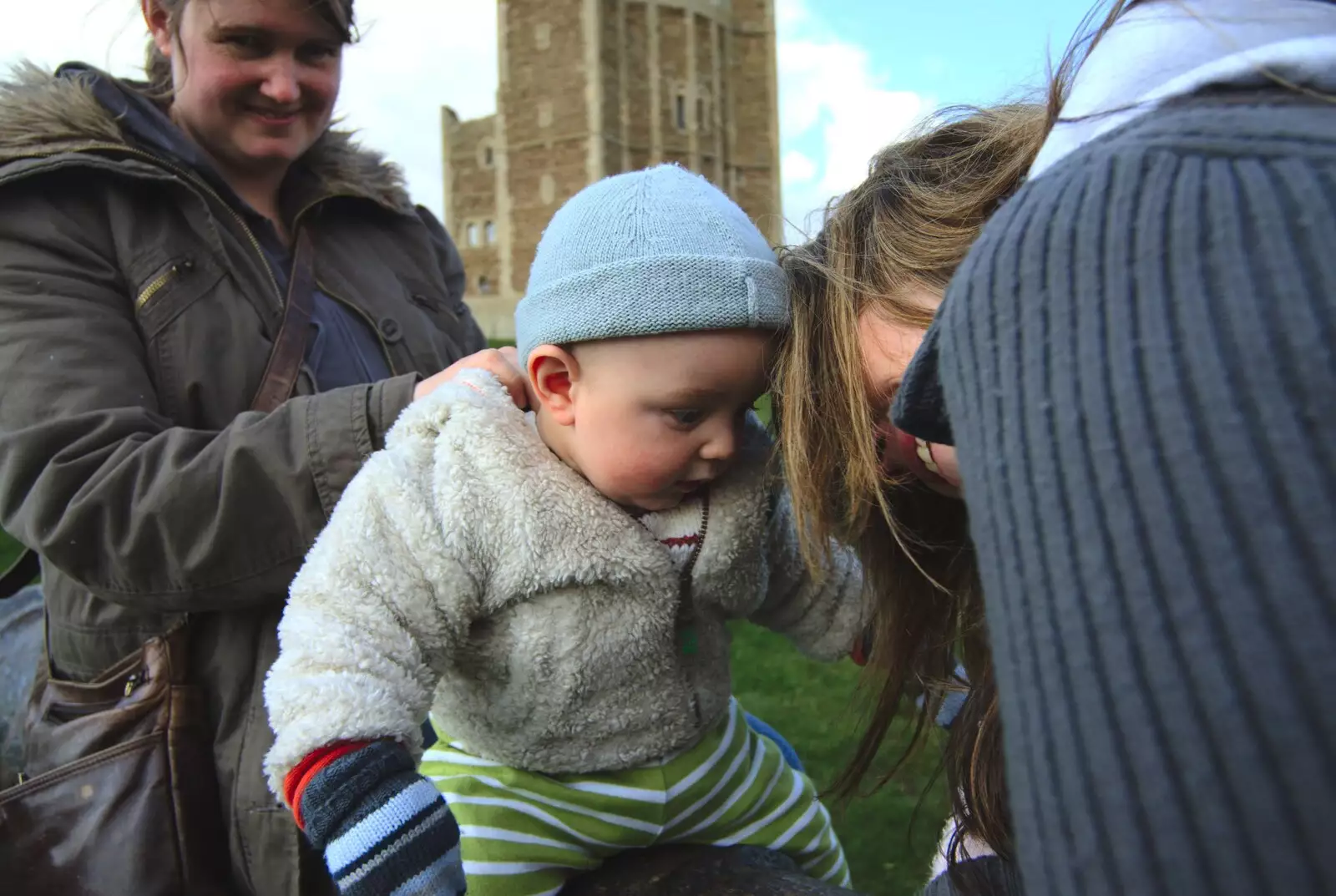 Fred bounces around, from A Trip to Orford Castle, Suffolk - 14th March 2009