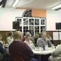 The Emcee reads answers out, Quiz Night, the Flat, and a Walk Around the Fields, North Lopham, Cambridge and Brome, Suffolk - 29th March 2009