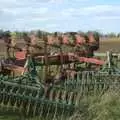 A large chunk of machinery, Quiz Night, the Flat, and a Walk Around the Fields, North Lopham, Cambridge and Brome, Suffolk - 29th March 2009