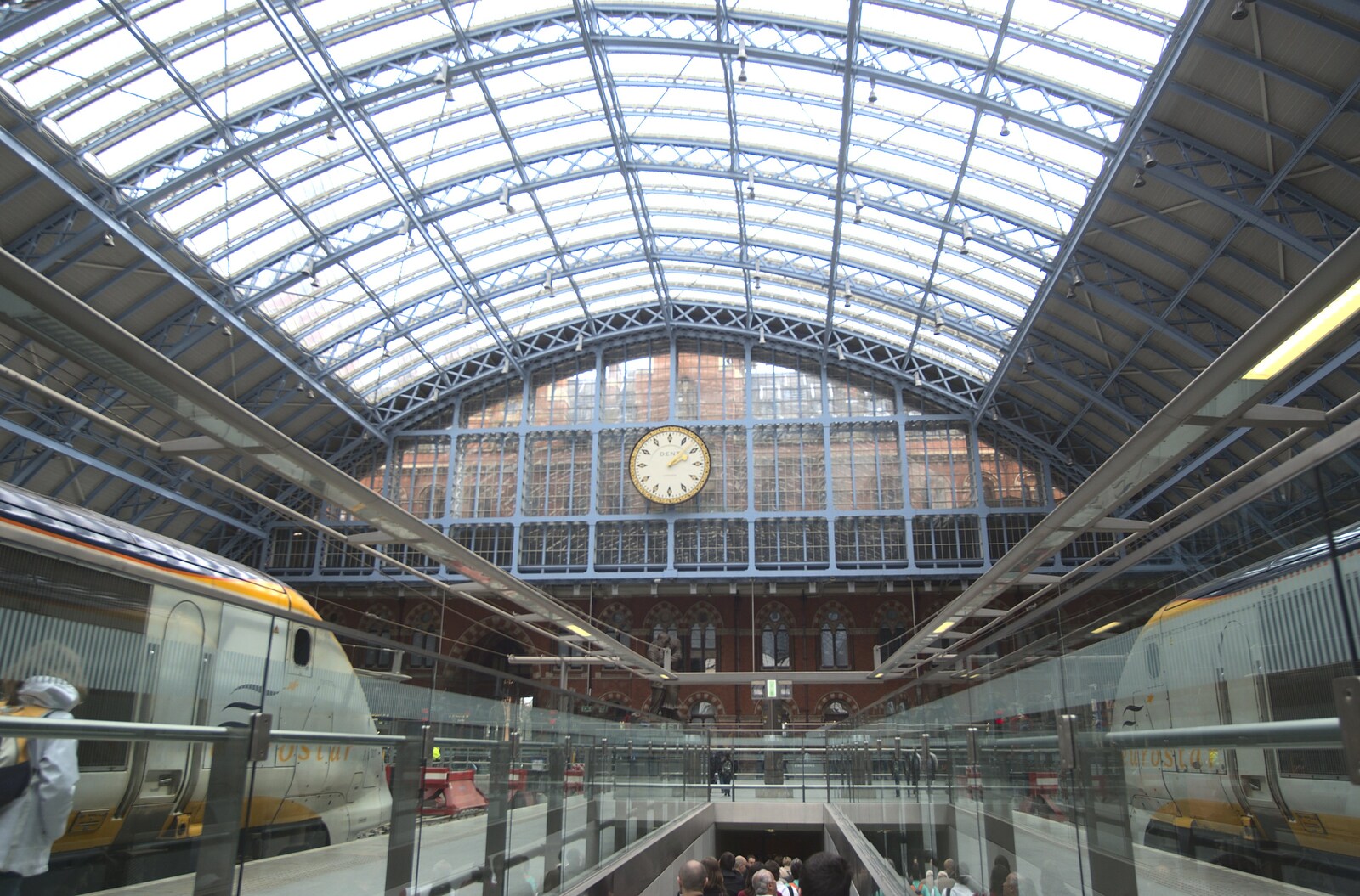 St. Pancras Eurostar terminal from A Day Trip to Brussels, Belgium - 5th April 2009