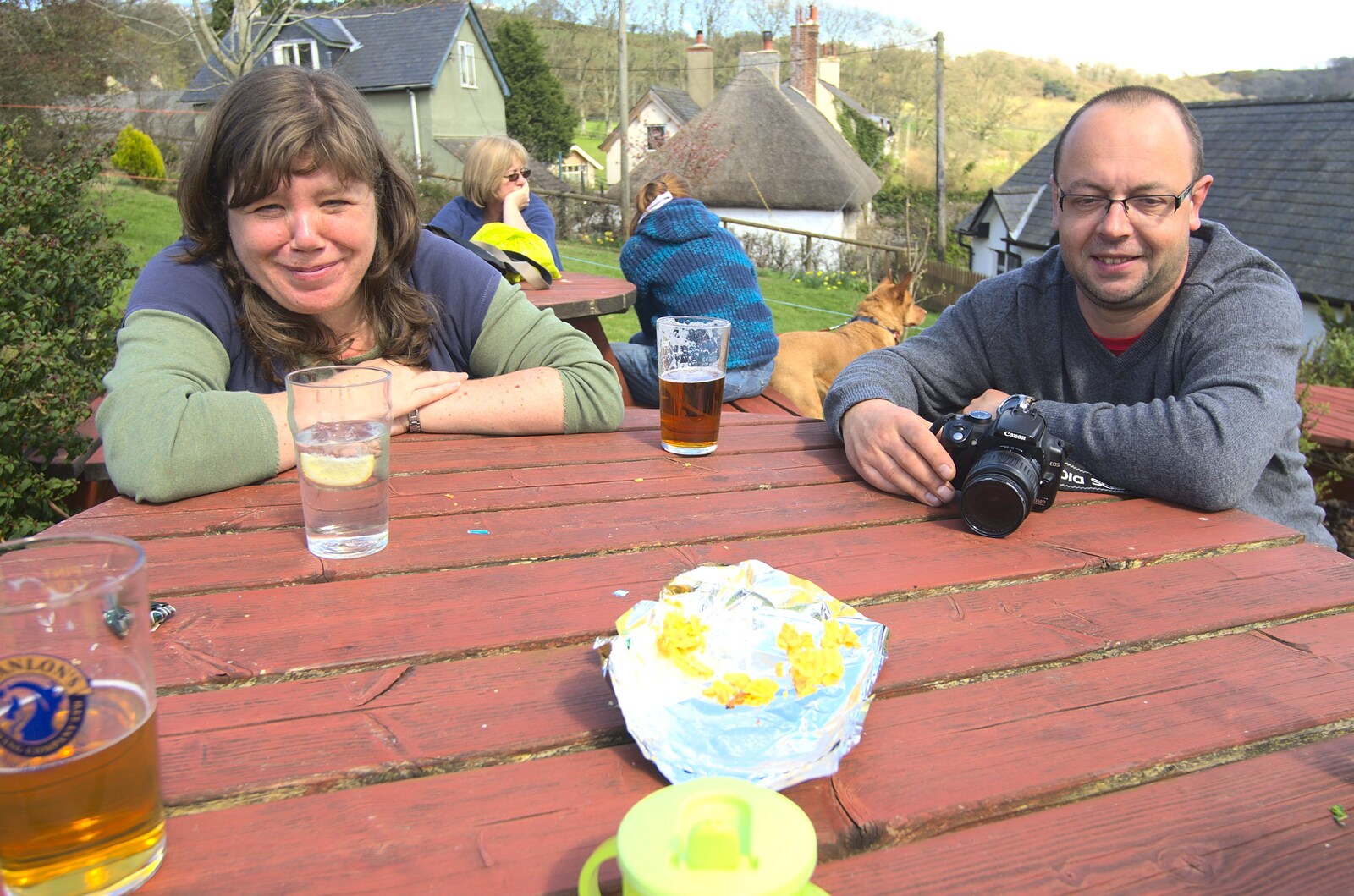 Pub lunch at Sandy Park from An Easter Weekend in Chagford, Devon - 12th April 2009