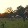 The sun sets over the field, Martina's Birthday Barbeque, Thrandeston, Suffolk - 23rd May 2009