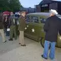 A staff car turns up, The Debach Airfield 1940s Dance, Debach, Suffolk - 6th June 2009