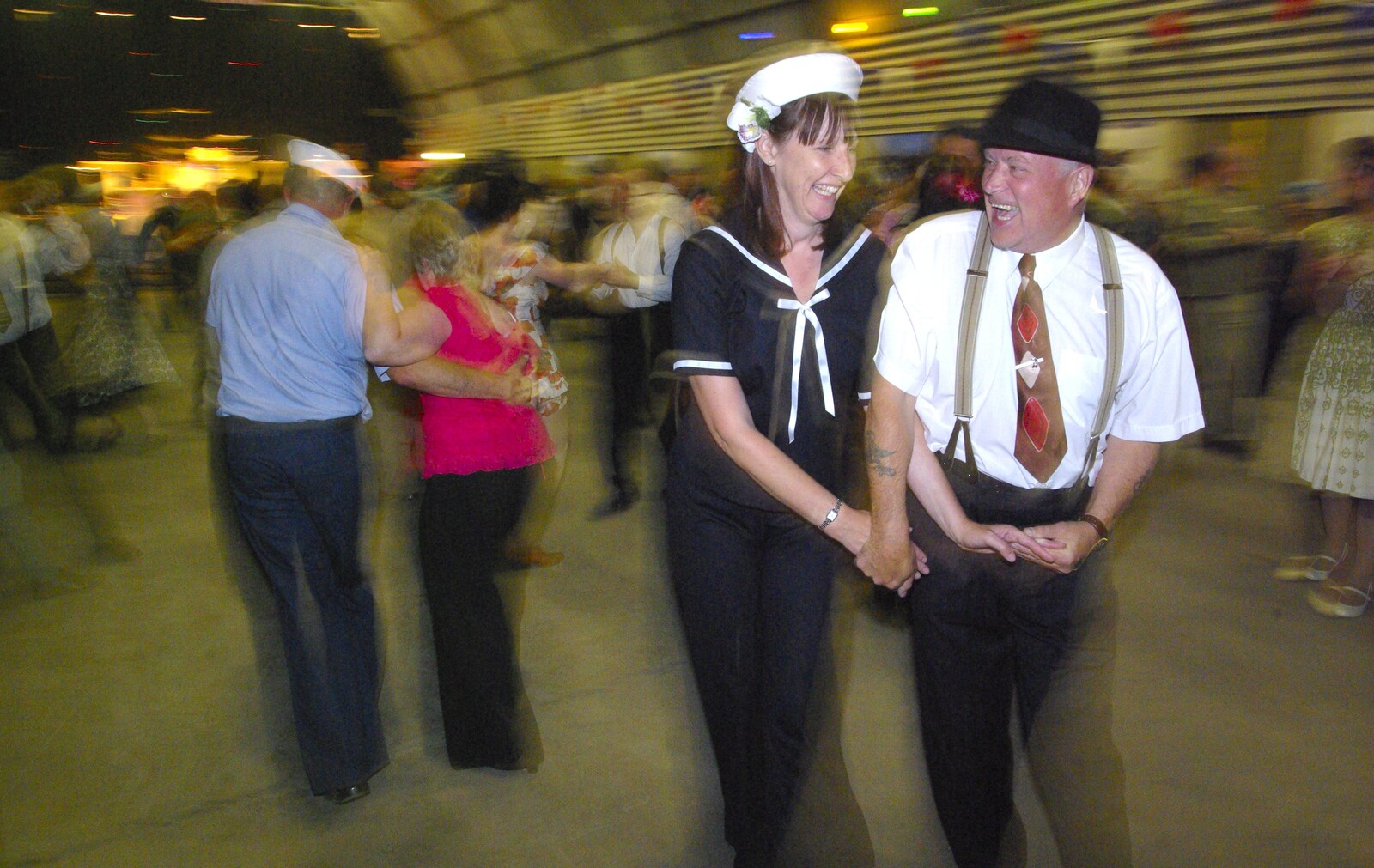Swing dancing from The Debach Airfield 1940s Dance, Debach, Suffolk - 6th June 2009