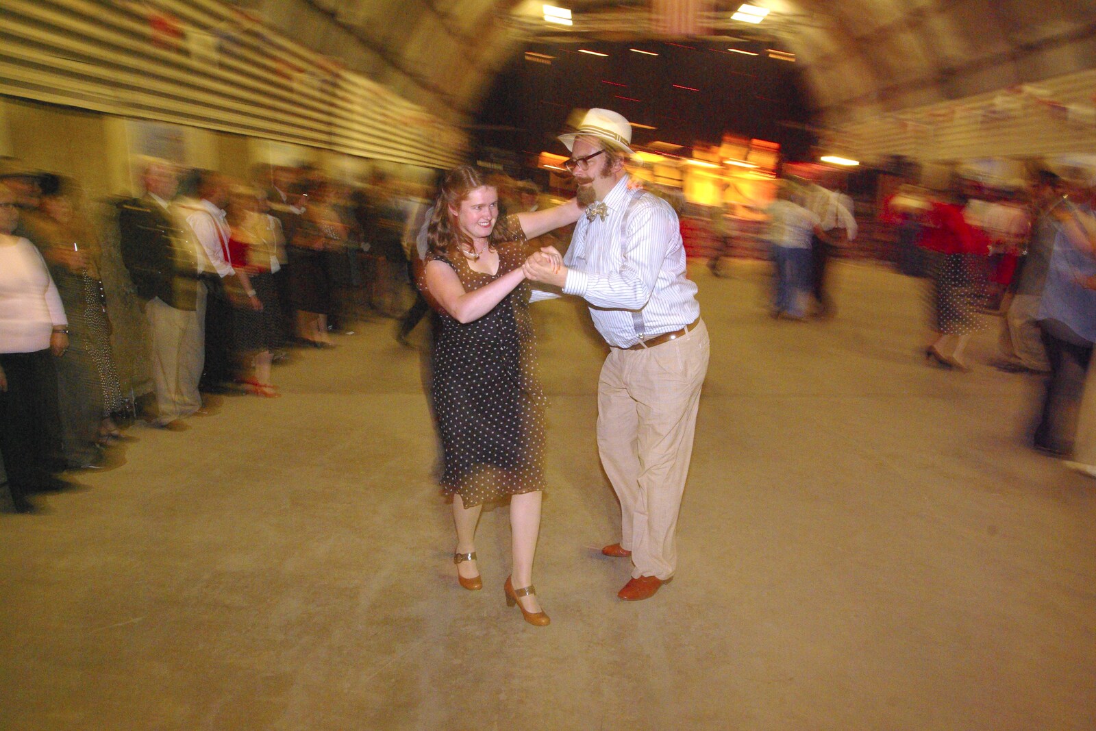 Isobel and Noddy dance around from The Debach Airfield 1940s Dance, Debach, Suffolk - 6th June 2009
