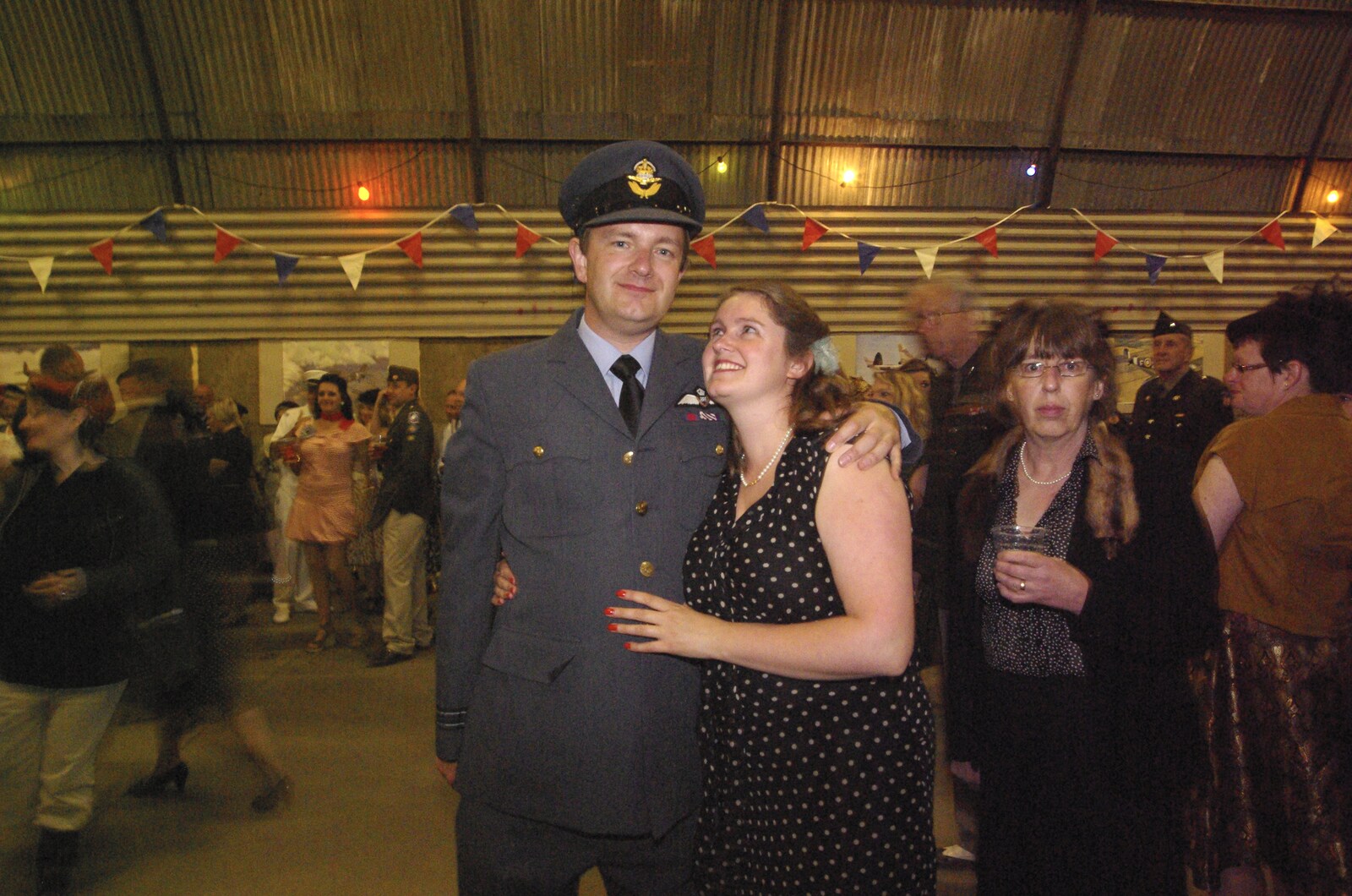 Nosher and Isobel from The Debach Airfield 1940s Dance, Debach, Suffolk - 6th June 2009