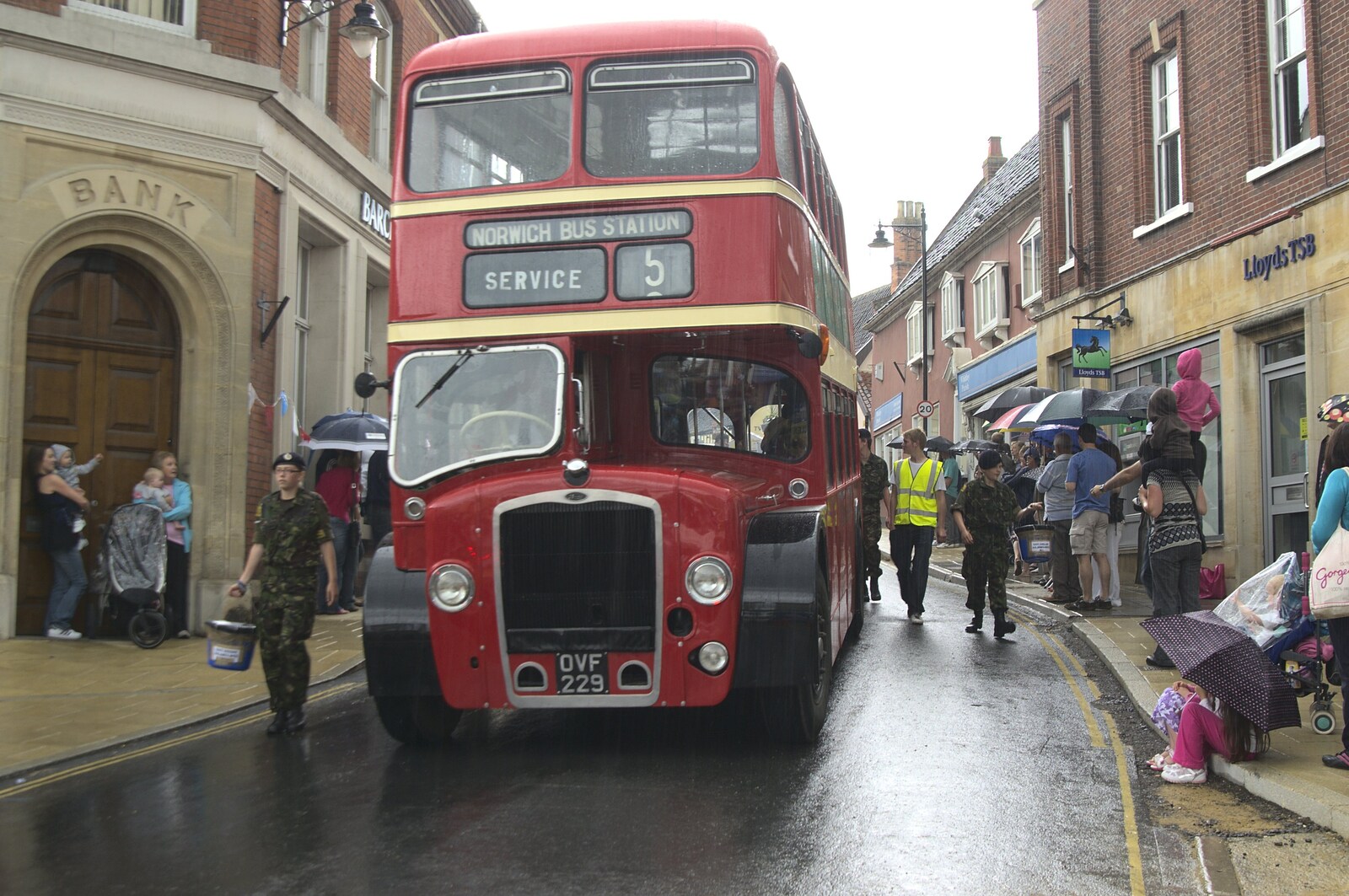 A London Routemaster bus from Diss Carnival Procession, Diss, Norfolk - 21st June 2009