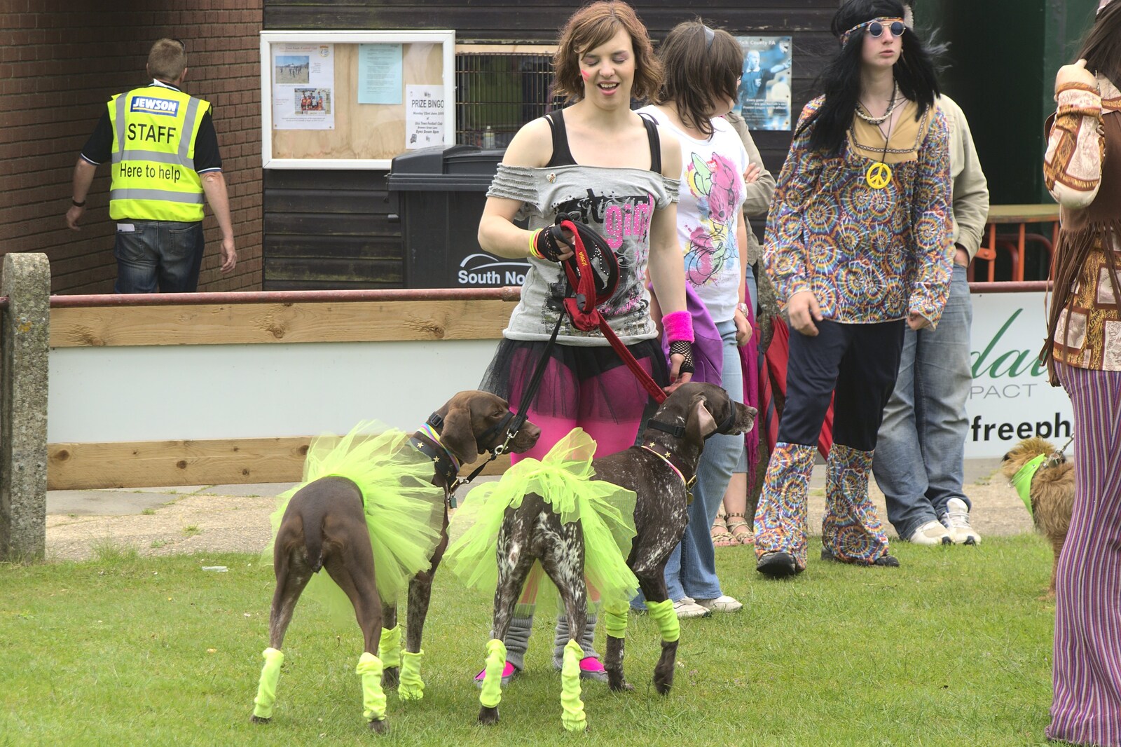 Dogs in tutus from Diss Carnival Procession, Diss, Norfolk - 21st June 2009