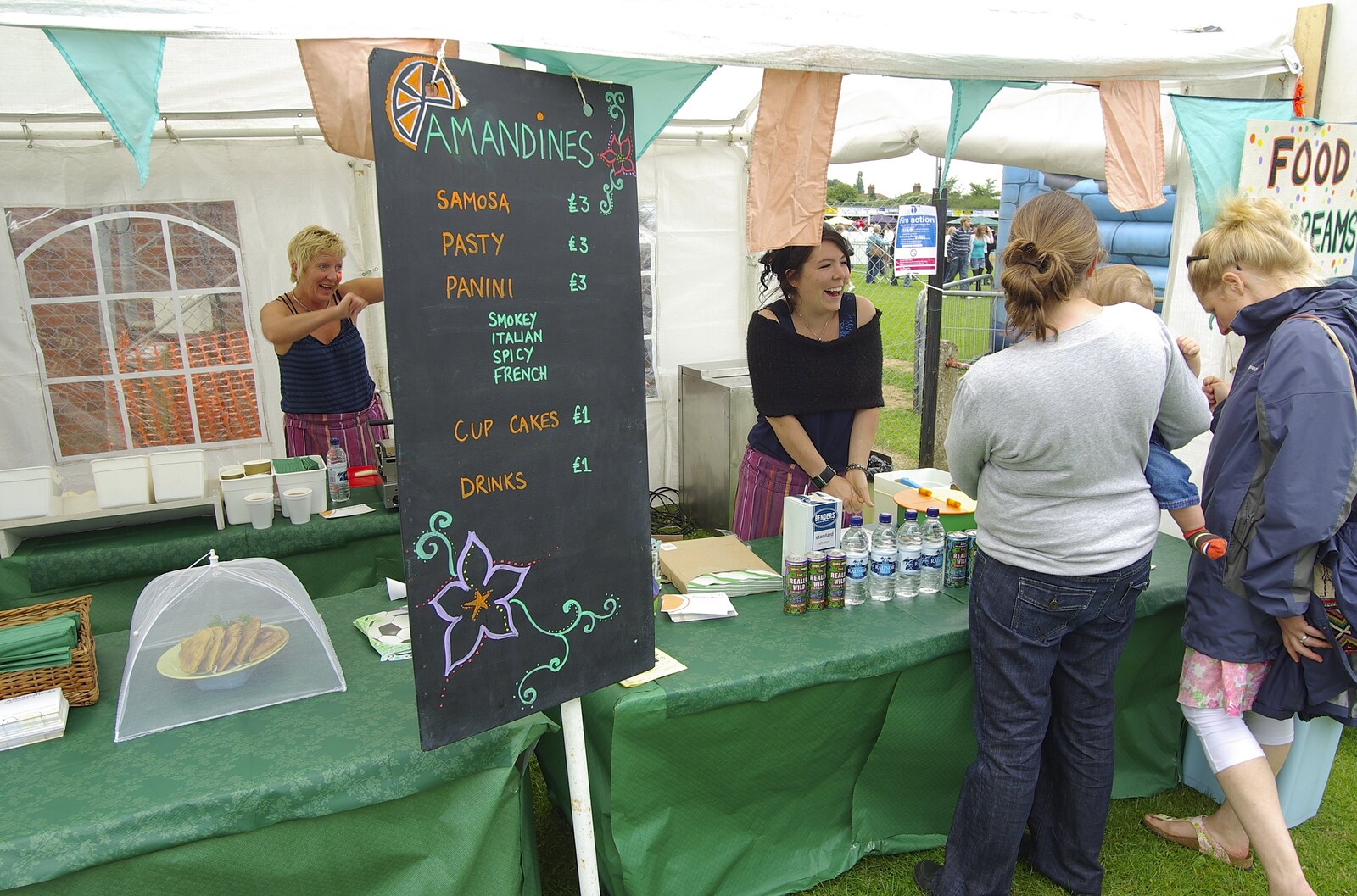 We visit the Amandines stand from Diss Carnival Procession, Diss, Norfolk - 21st June 2009