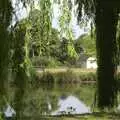 The view across the pond, Thrandeston Pig: A Hog Roast, Little Green, Thrandeston, Suffolk - 29th June 2009