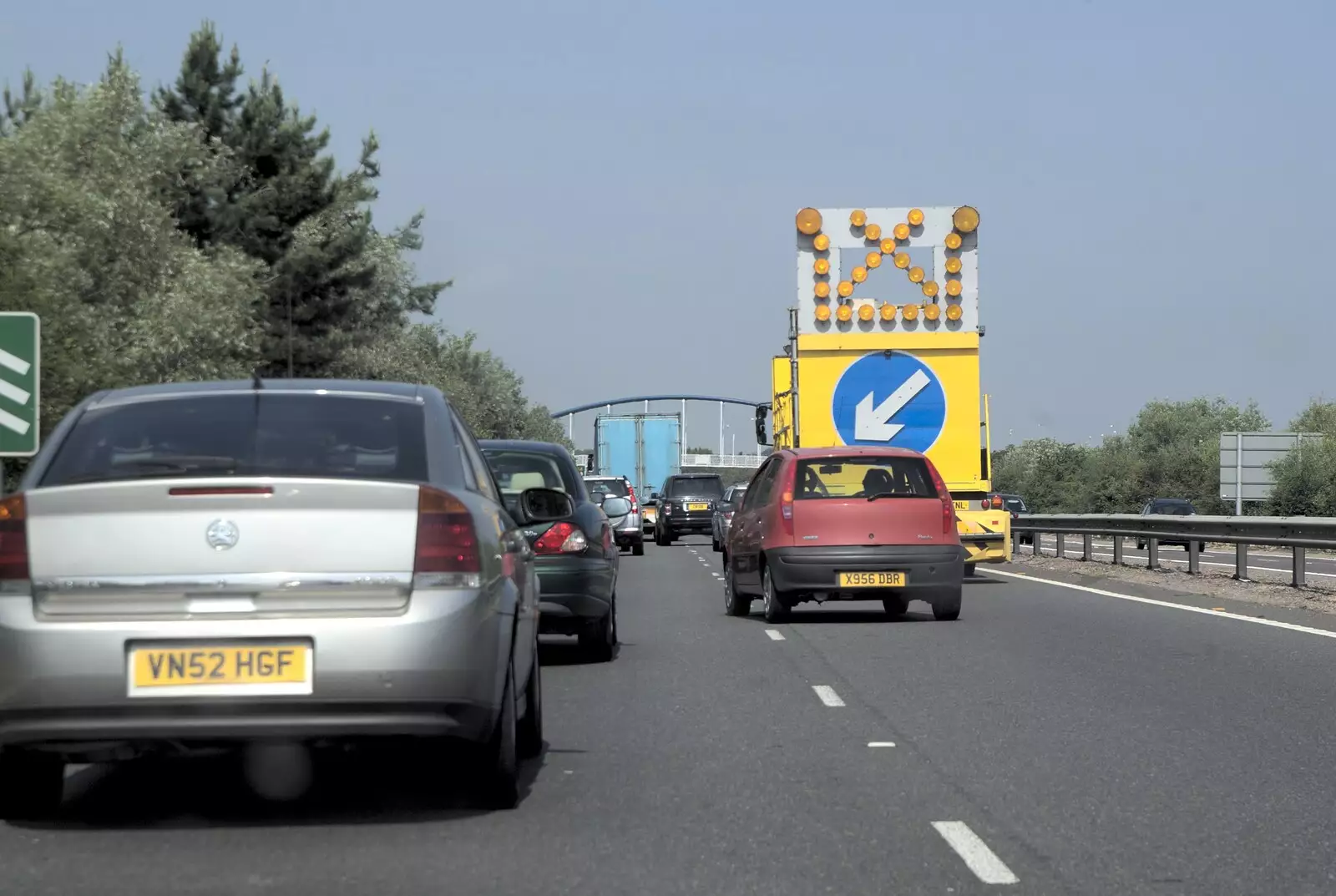 The A14 at Milton is hosed again, from The BSCC at Wingfield, and The BBs at New Buckenham, Norfolk - 3rd July 2009