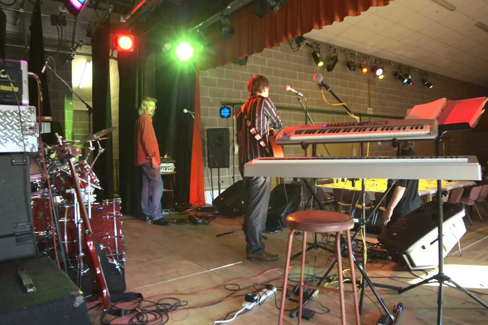 The view from behind Nosher's keyboards, from The BSCC at Wingfield, and The BBs at New Buckenham, Norfolk - 3rd July 2009