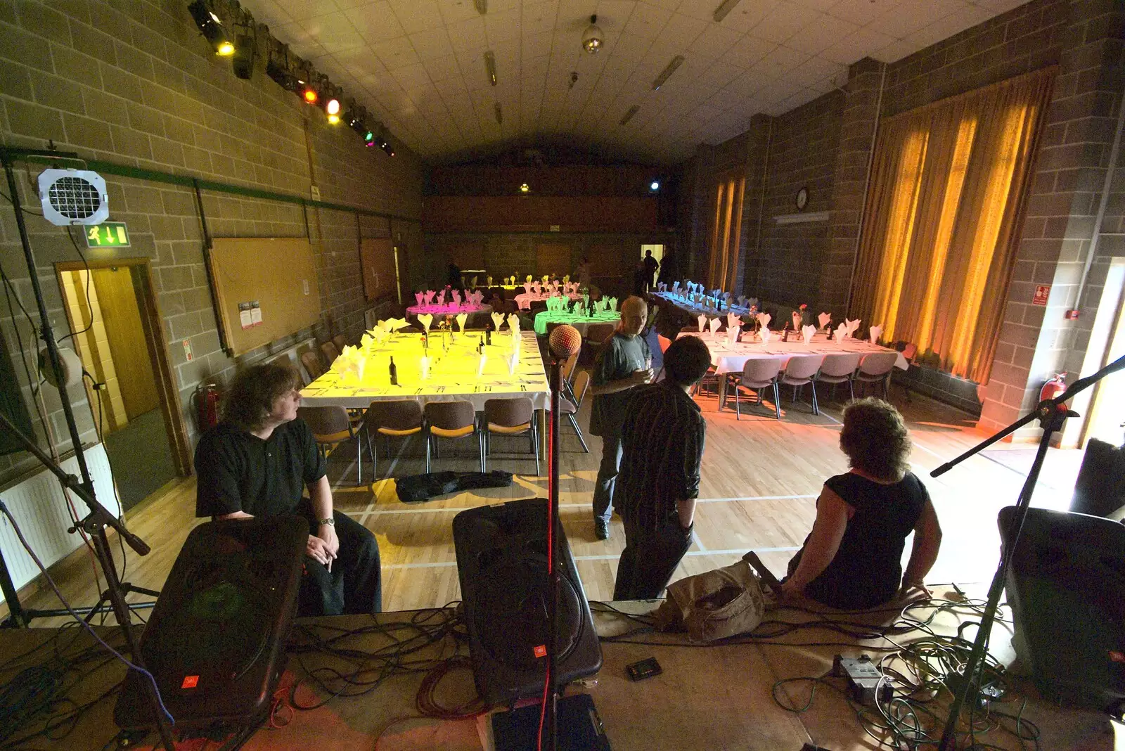 The room is all laid out and ready, from The BSCC at Wingfield, and The BBs at New Buckenham, Norfolk - 3rd July 2009