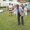 Alfie throws some horseshoes, The Brome Village Fête, Brome, Suffolk - 4th July 2009