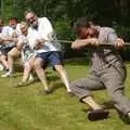 Tug of War action, The Brome Village Fête, Brome, Suffolk - 4th July 2009