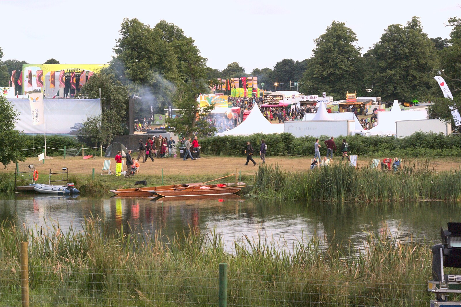 A view over the lake from The Latitude Festival, Henham Park, Suffolk - 20th July 2009