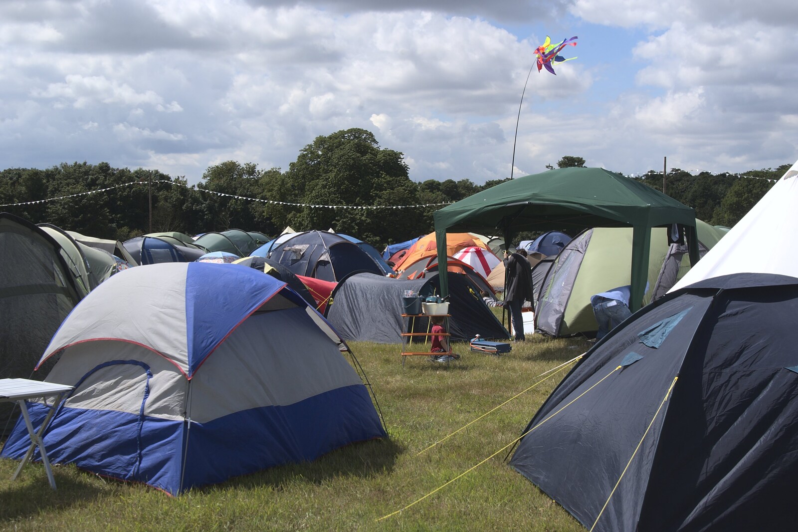Tent city from The Latitude Festival, Henham Park, Suffolk - 20th July 2009