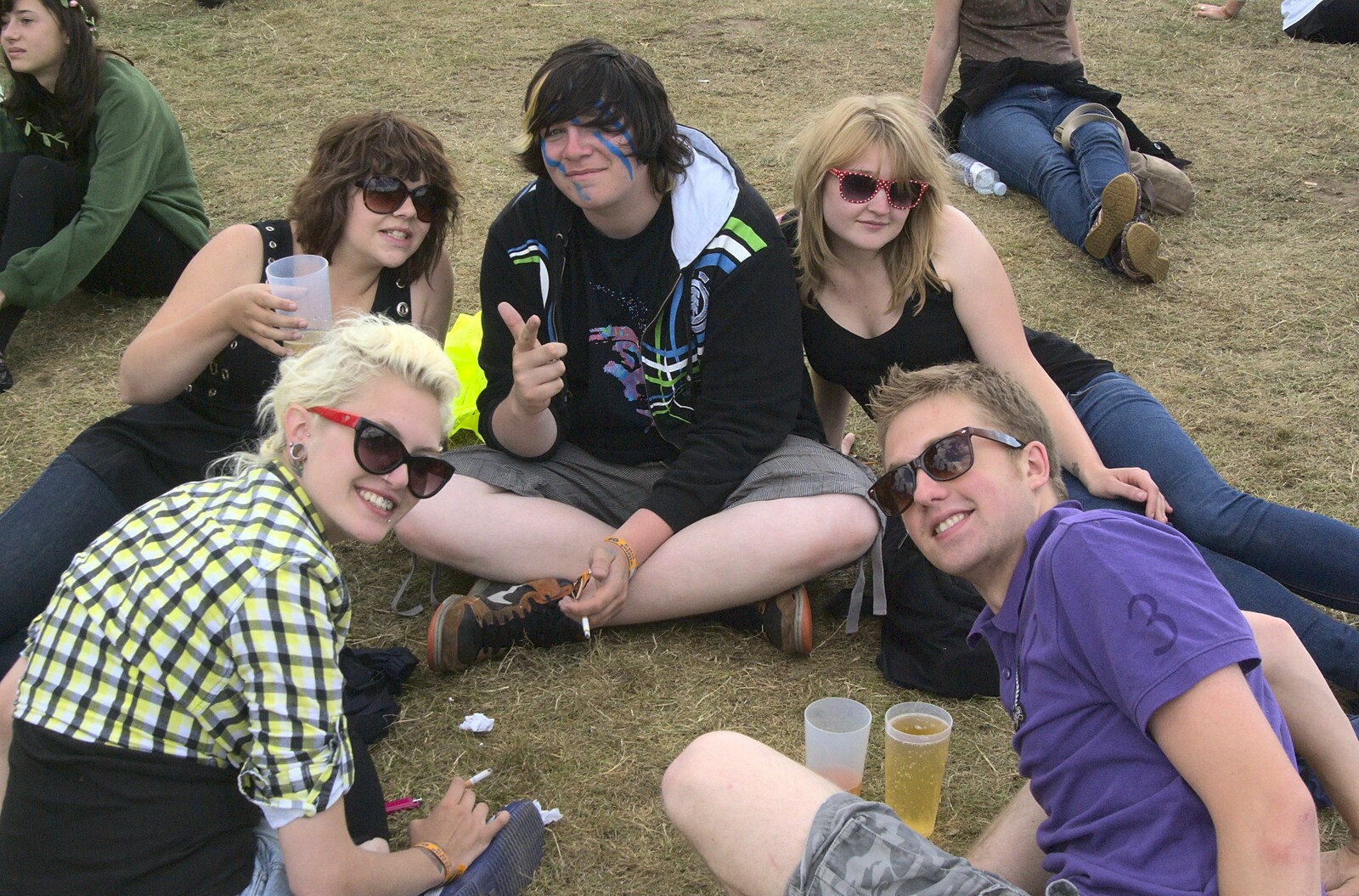 A random group of people from The Latitude Festival, Henham Park, Suffolk - 20th July 2009