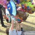 Fred reaches up for a balloon, The Latitude Festival, Henham Park, Suffolk - 20th July 2009