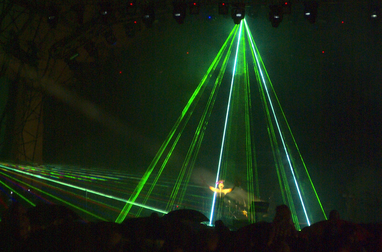 Grace Jones and lasers from The Latitude Festival, Henham Park, Suffolk - 20th July 2009