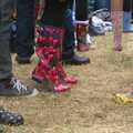 A collection of welly boots, The Latitude Festival, Henham Park, Suffolk - 20th July 2009