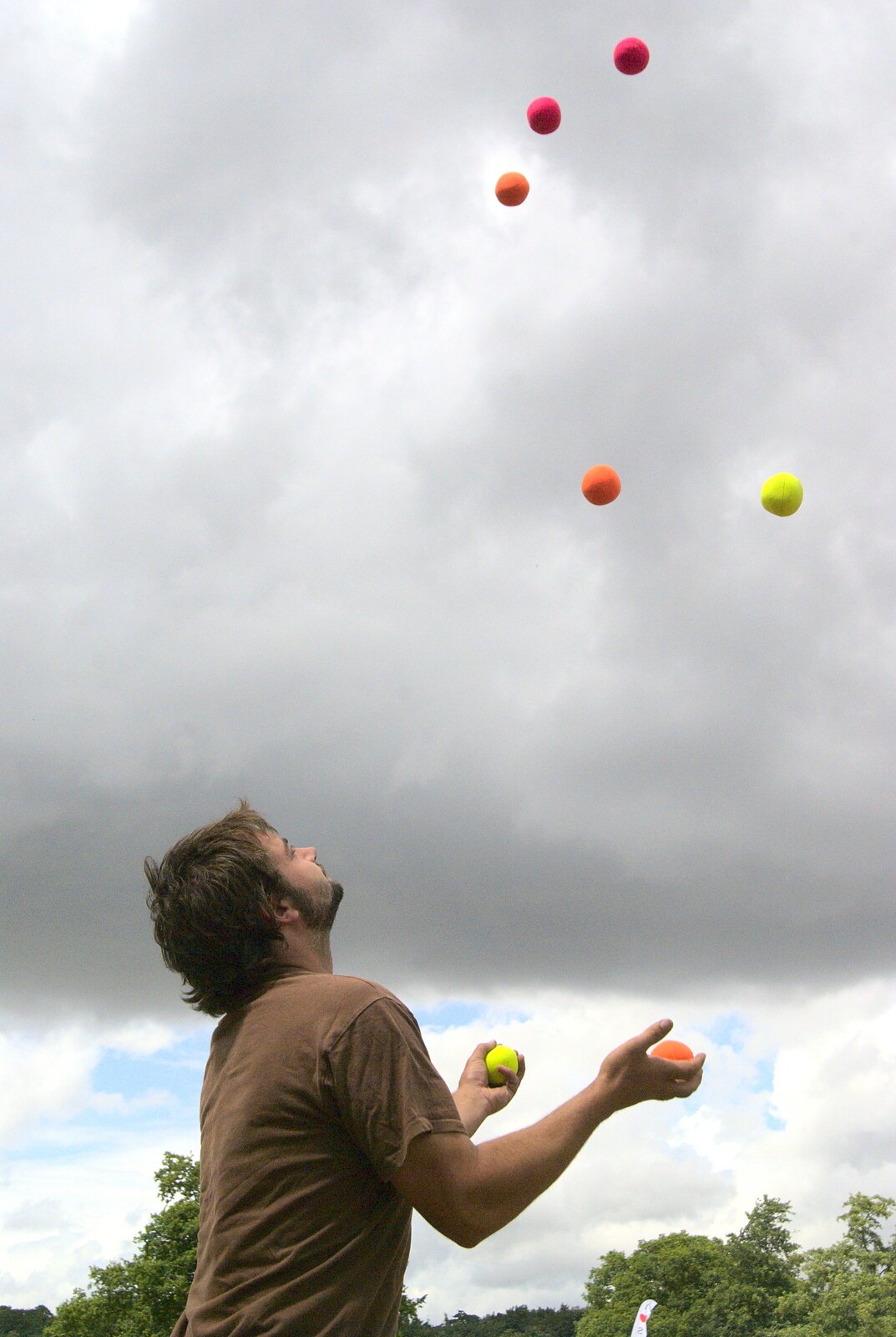 Juggling balls from The Latitude Festival, Henham Park, Suffolk - 20th July 2009