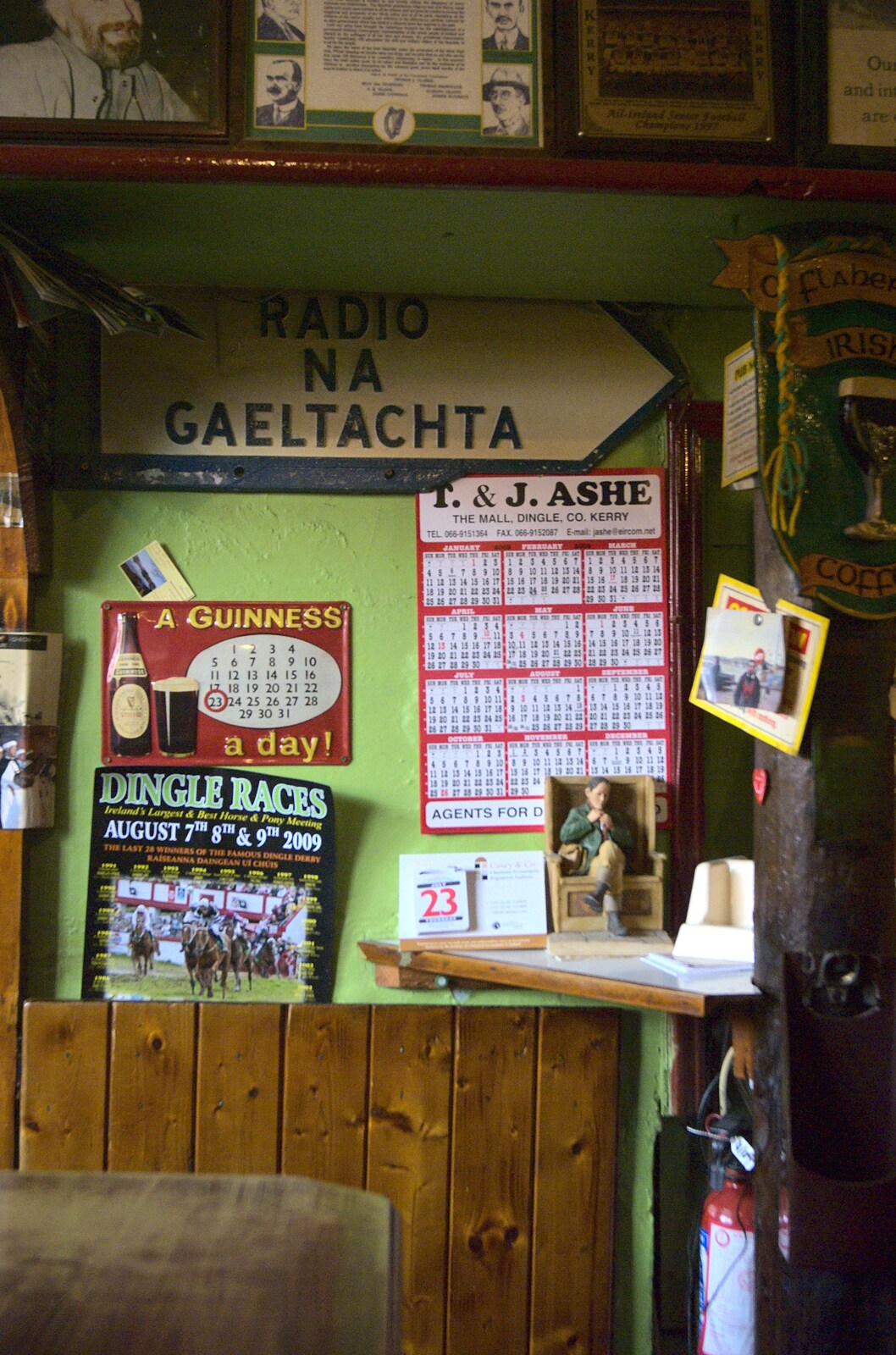 A Radio na Gaeltachta sign from A Trip to Dingle, County Kerry, Ireland - 21st July 2009