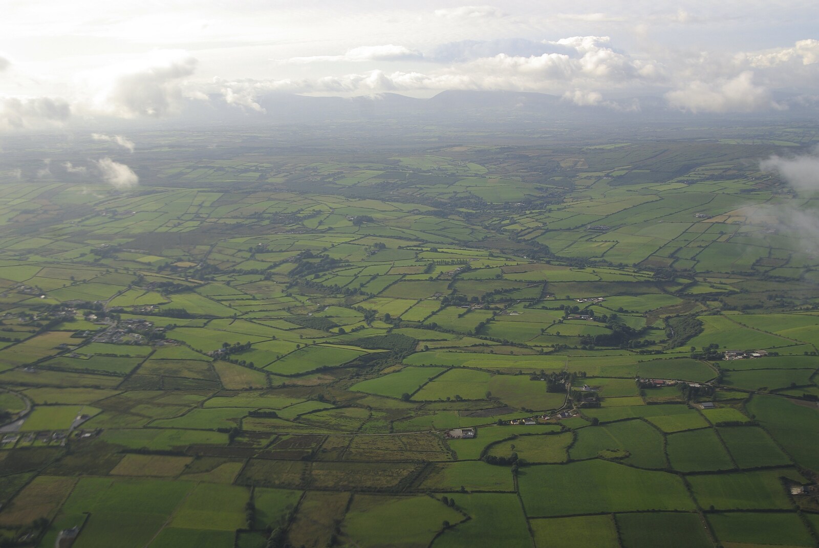 The fields of County Kerry, from the air from A Trip to Dingle, County Kerry, Ireland - 21st July 2009